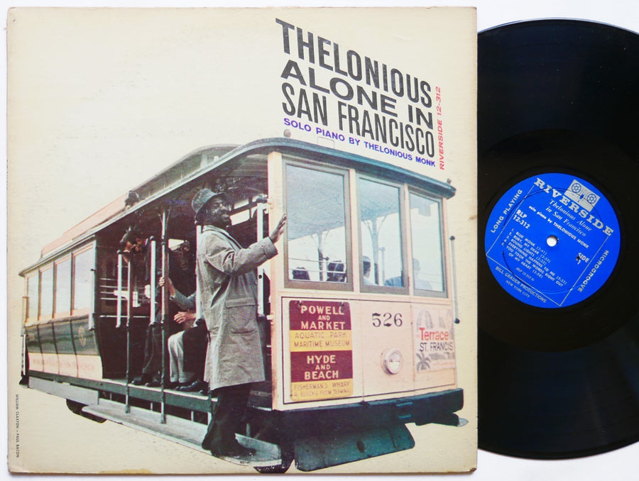 THELONIOUS MONK Alone In San Francisco LP RIVERSIDE RLP 12-312 US 1960 DG MONO