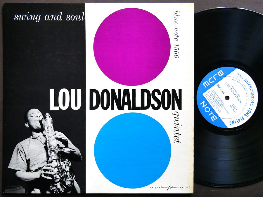 LOU DONALDSON Quintet Swing And Soul LP BLUE NOTE BLP 1566 US 1957 EAR MONO No R