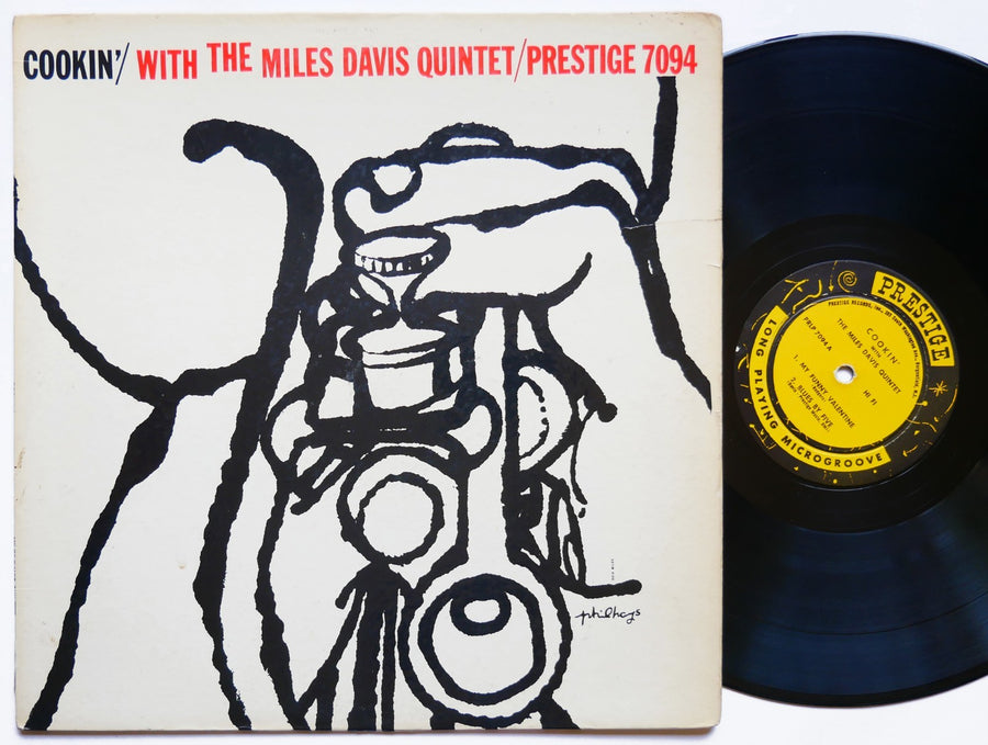 MILES DAVIS Cookin' LP PRESTIGE PRLP 7094 MONO NJ John Coltrane Red Garland