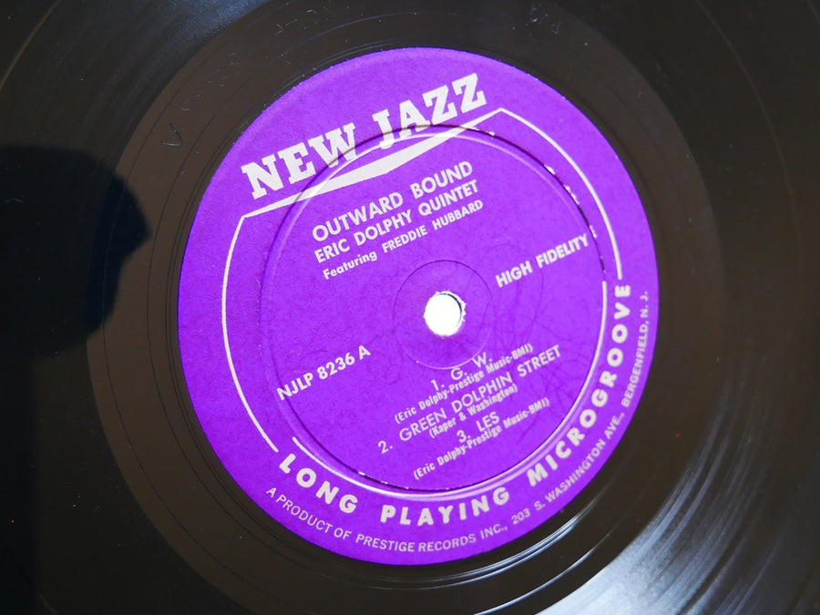 ERIC DOLPHY Outward Bound LP NEW JAZZ NJLP 8236 RVG DG MONO Jazz Freddie Hubbard
