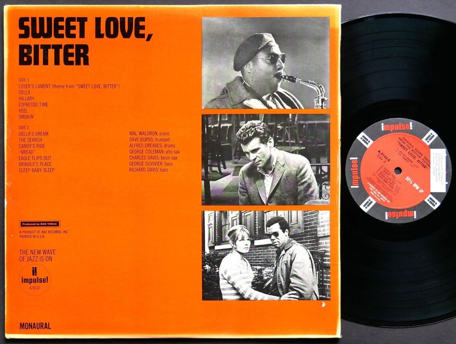 MAL WALDRON Sweet Love, Bitter LP IMPULSE! A-9142 US 1967 MONO George Coleman