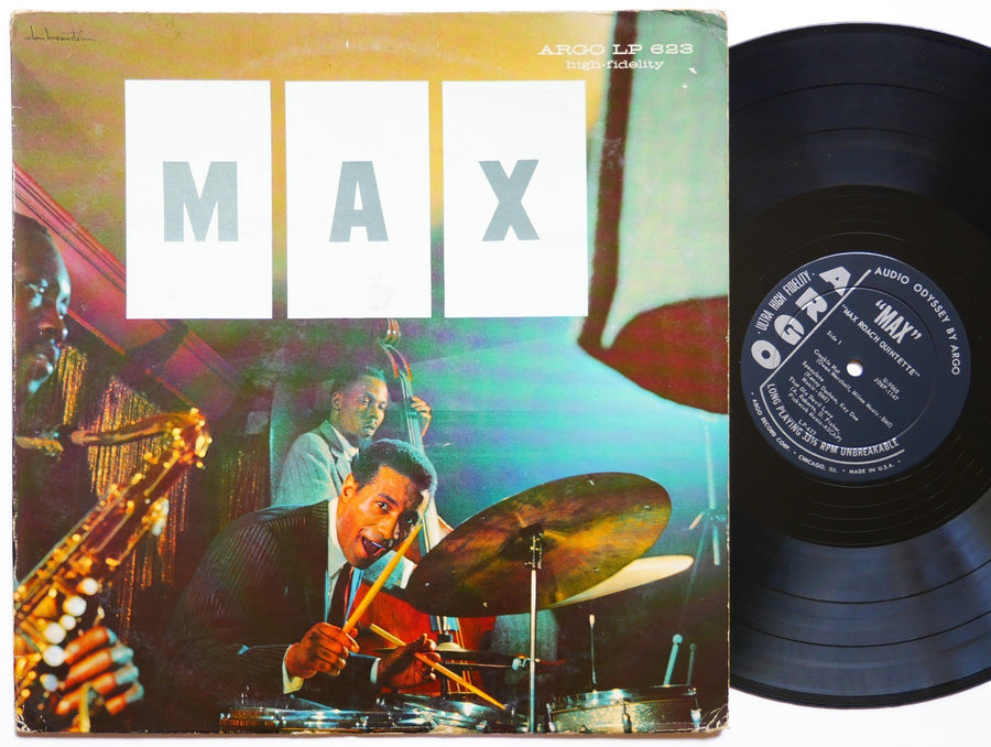 MAX ROACH Quintette Max LP ARGO LP 623 US 1958 DG MONO Hank Mobley Kenny Dorham