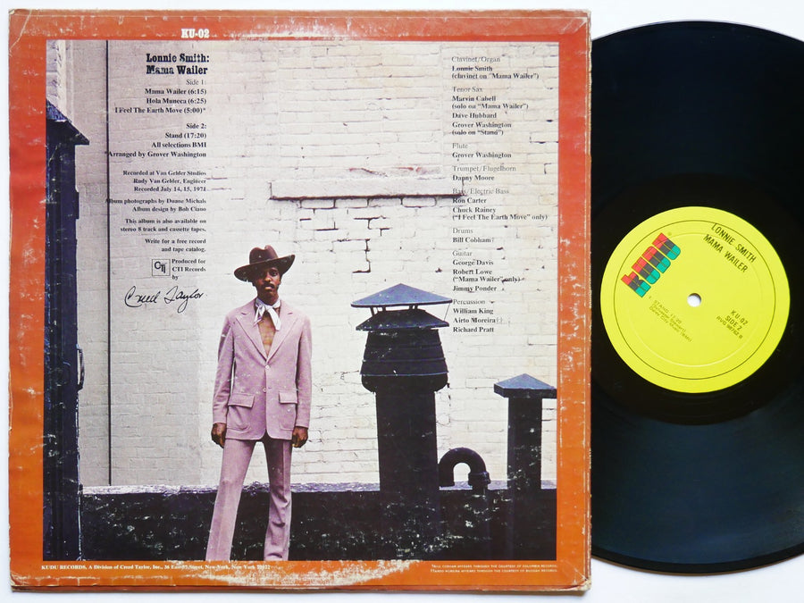 LONNIE SMITH Mama Wailer LP KUDU KU-02 US 1971 RVG JAZZ Ron Carter Bill Cobham