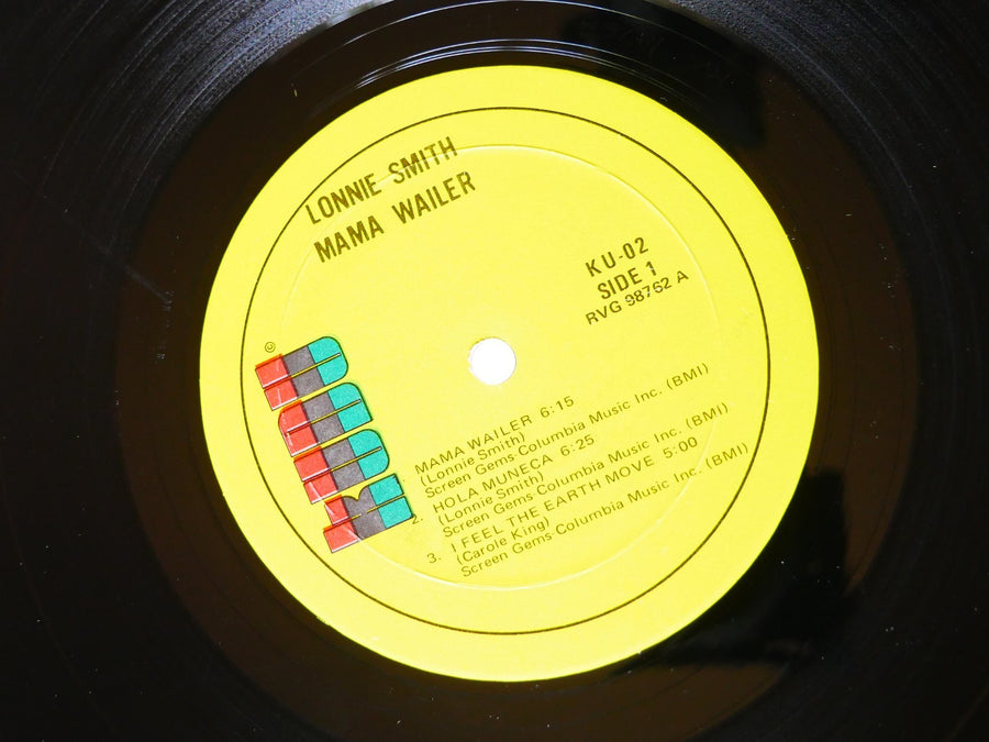 LONNIE SMITH Mama Wailer LP KUDU KU-02 US 1971 RVG JAZZ Ron Carter Bill Cobham