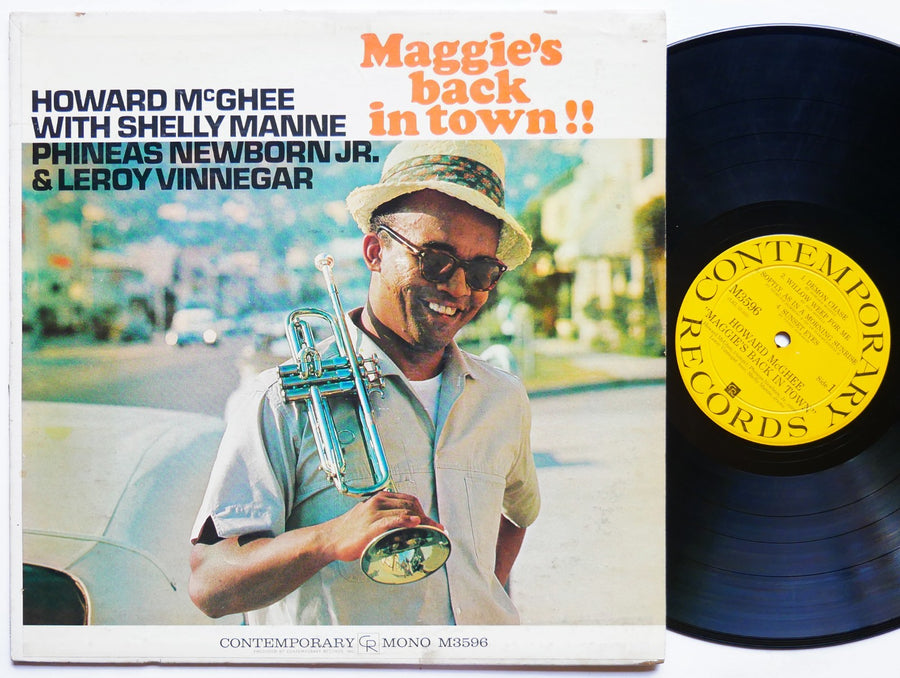 HOWARD MCGHEE Maggie's Back In Town LP CONTEMPORARY M3596 US 1961 JAZZ DG MONO