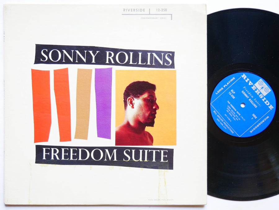 SONNY ROLLINS Freedom Suite LP RIVERSIDE RLP 12-258 US 1962 MONO JAZZ Max Roach