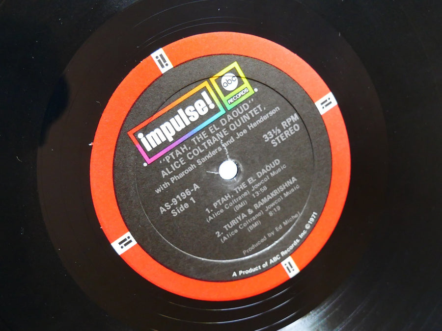 ALICE COLTRANE Ptah, The El Daoud LP IMPULSE! AS-9196 US 1970 Pharoah Sanders