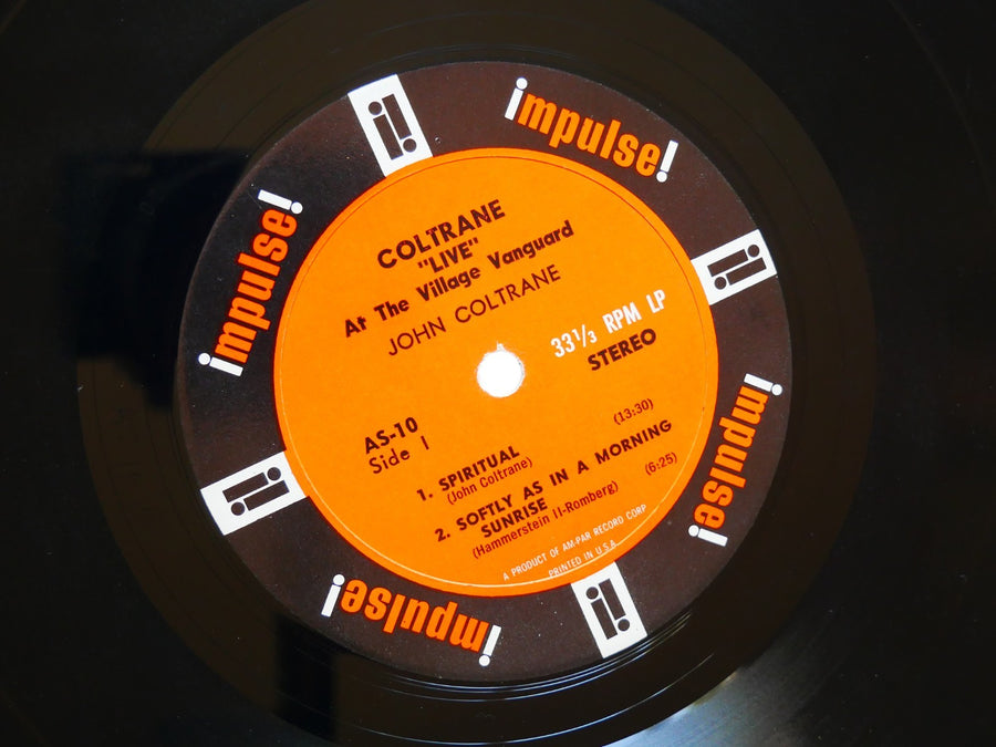 JOHN COLTRANE Live At The Village Vanguard LP IMPULSE! AS-10 Am-Par Eric Dolphy