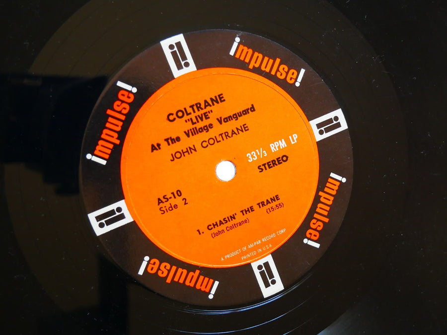 JOHN COLTRANE Live At The Village Vanguard LP IMPULSE! AS-10 Am-Par Eric Dolphy