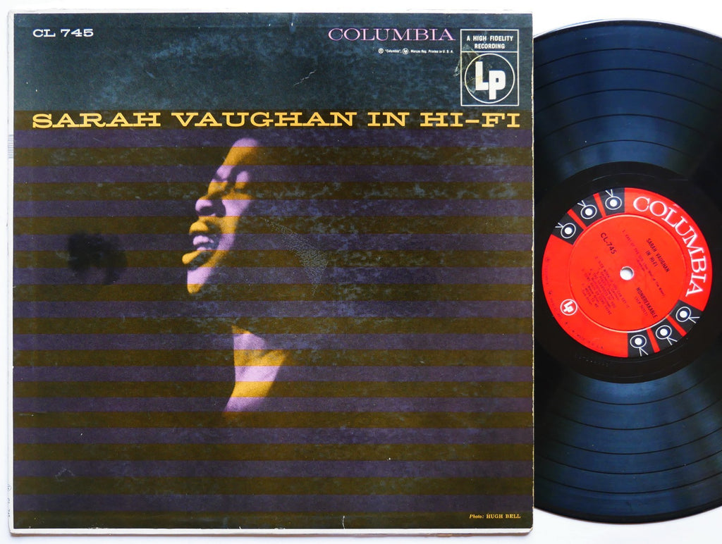 SARAH VAUGHAN MILES DAVIS In Hi-Fi LP COLUMBIA CL 745 US 1955 JAZZ 6-EYE DG MONO