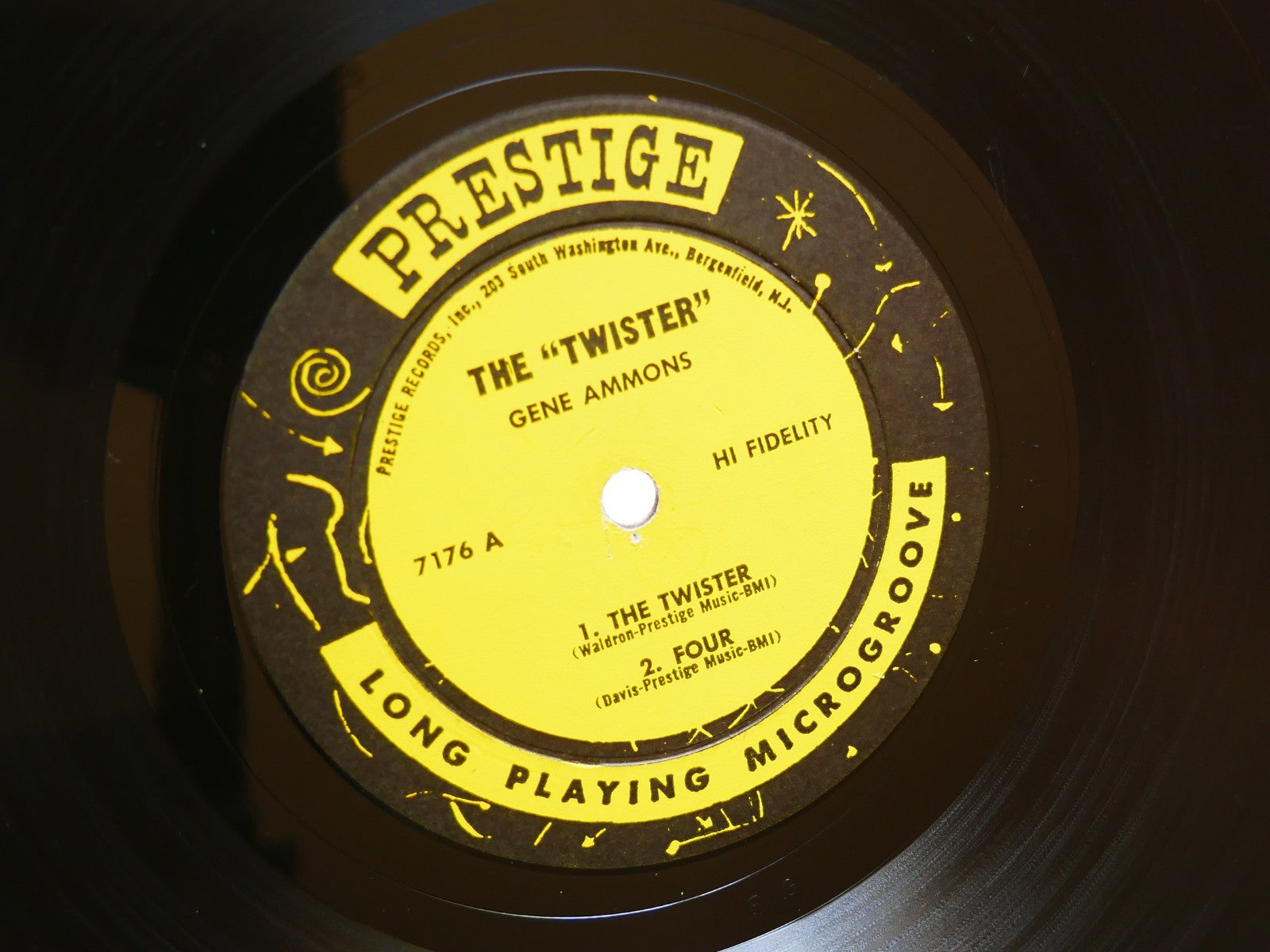 GENE AMMONS The Twister LP PRESTIGE 7176 NJ DG MONO Mal Waldron Jackie McLean