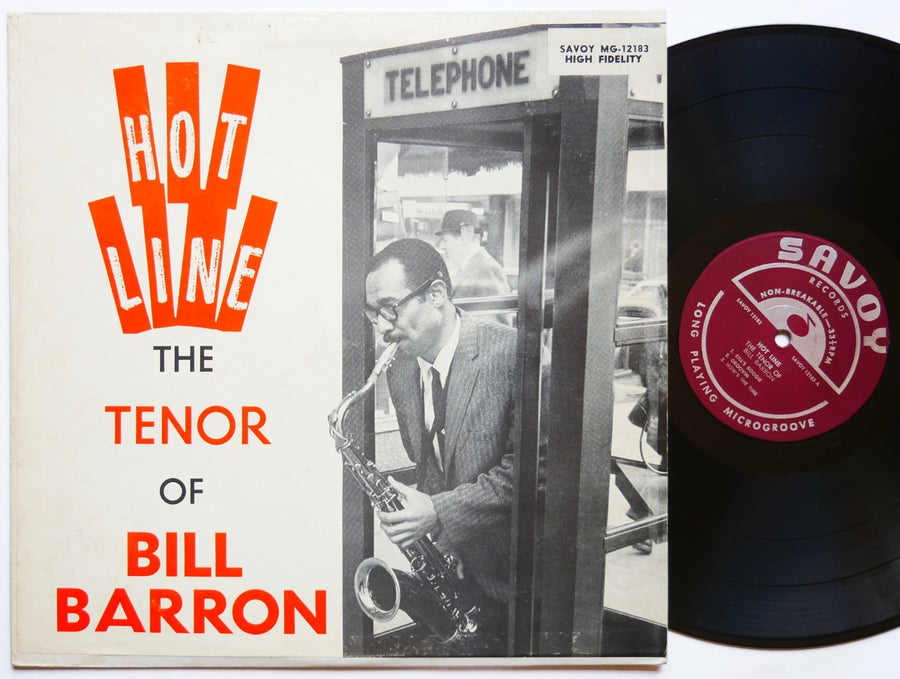 BILL BARRON Hot Line The Tenor Of LP SAVOY MG-12183 US 1964 MONO Booker Ervin