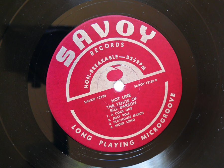 BILL BARRON Hot Line The Tenor Of LP SAVOY MG-12183 US 1964 MONO Booker Ervin