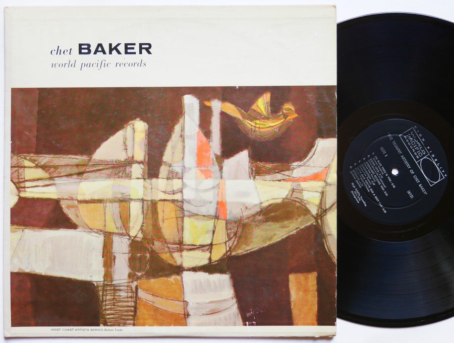 CHET BAKER The Trumpet Artistry Of LP PACIFIC JAZZ PJ-1206 US 1955 DG MONO VG+