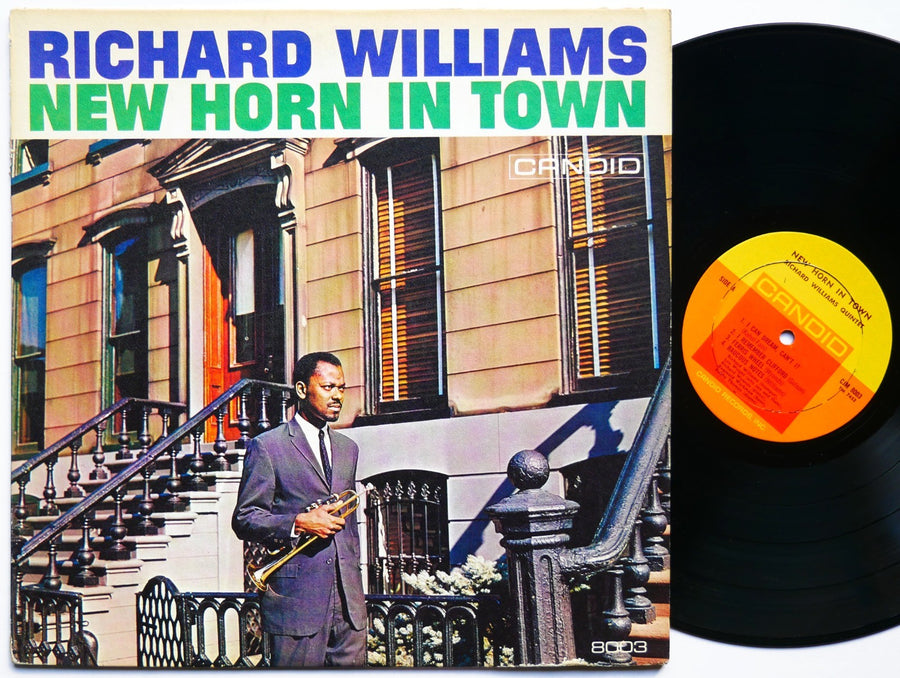 RICHARD WILLIAMS New Horn In Town LP CANDID CJM 8003 US '61 JAZZ MONO Leo Wright