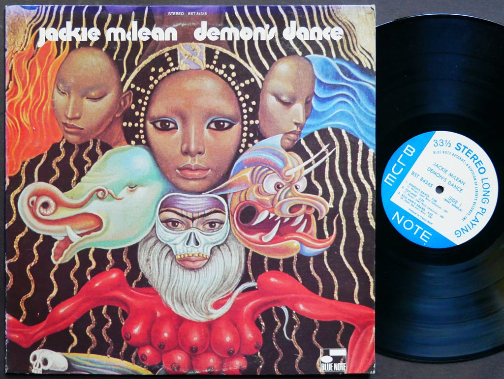 JACKIE MCLEAN Demon's Dance LP BLUE NOTE BST 84345 US 1970 RVG Woody Shaw VG+