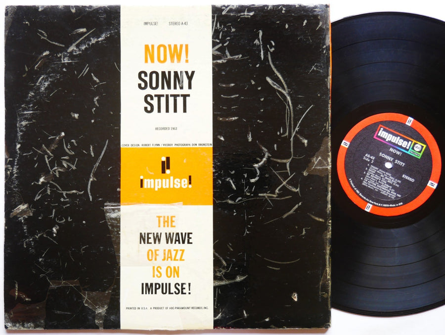 SONNY STITT Now! LP IMPULSE! AS-43 US 1968 RVG JAZZ Hank Jones Osie Johnson