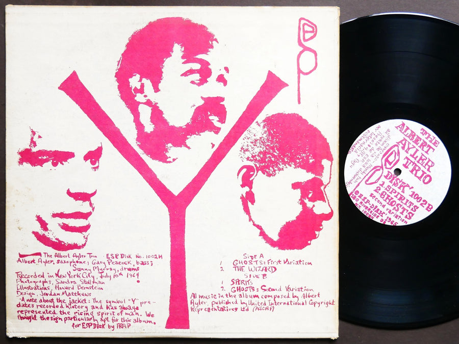 ALBERT AYLER TRIO Spiritual Unity LP ESP-DISK' 1002 US '65 MONO Sunny Murray VG+