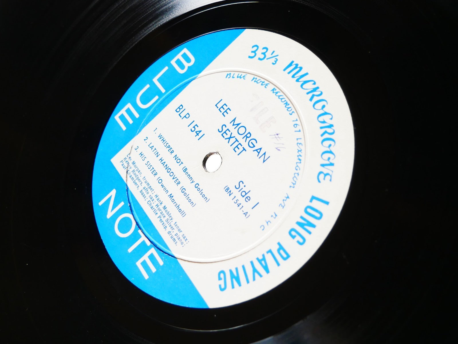 LEE MORGAN Volume 2 Sextet LP BLUE NOTE BLP 1541 US 1957 LEX MONO Hank Mobley