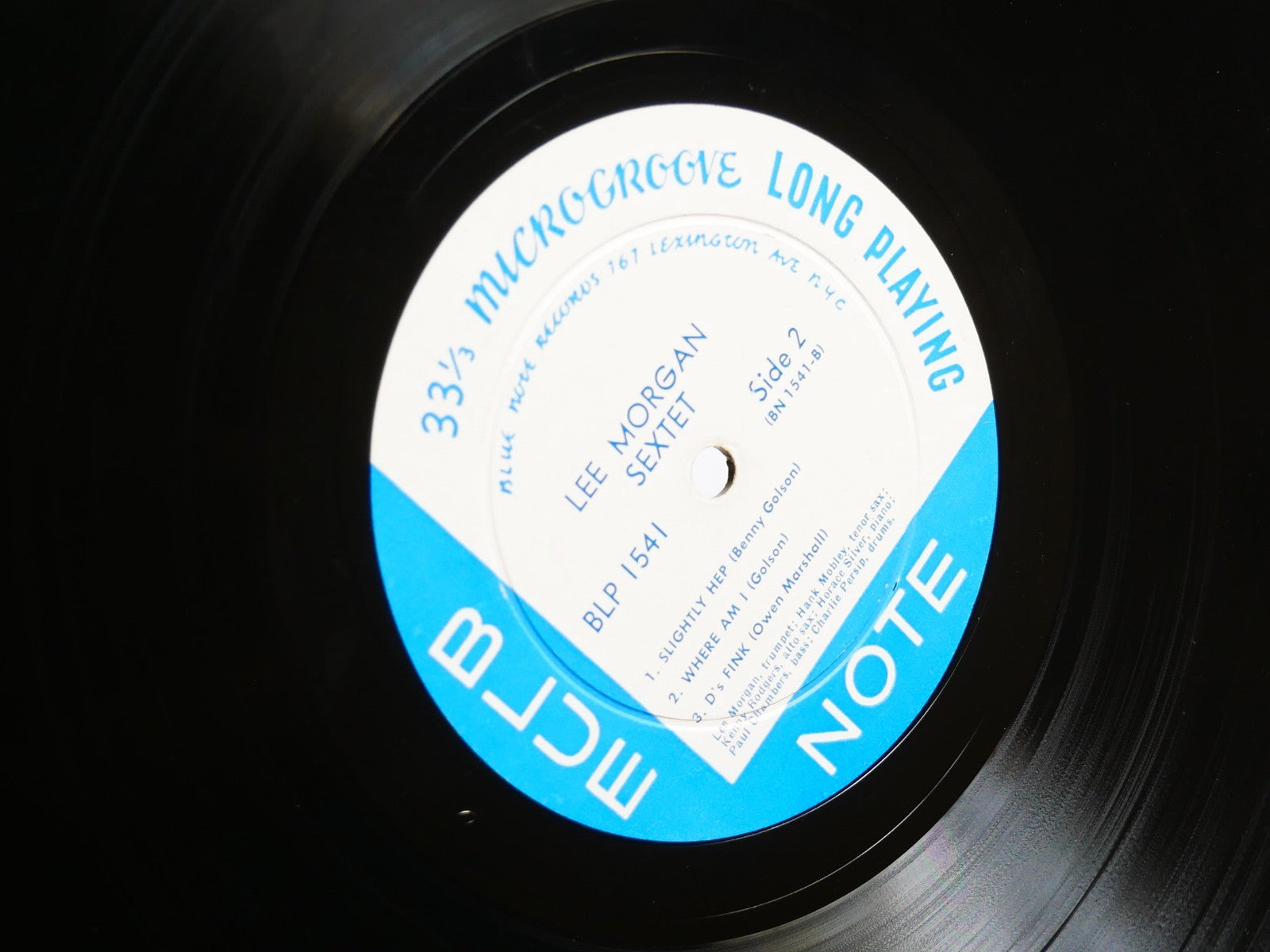 LEE MORGAN Volume 2 Sextet LP BLUE NOTE BLP 1541 US 1957 LEX MONO