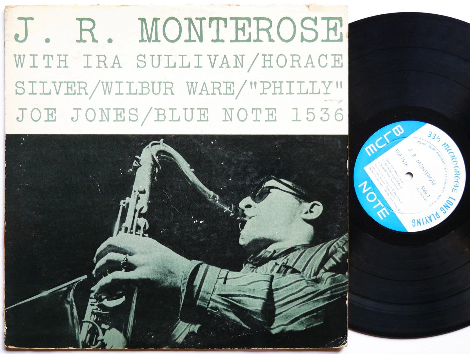 J.R. MONTEROSE LP BLUE NOTE BLP 1536 US 1957 LEXINGTON RVG EAR DG MONO FLAT Jazz