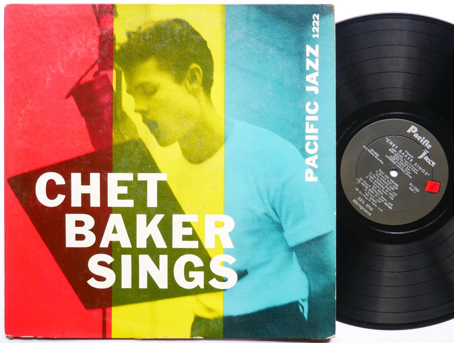 CHET BAKER Sings LP PACIFIC JAZZ PJ-1222 US 1956 DG MONO Russ Freeman