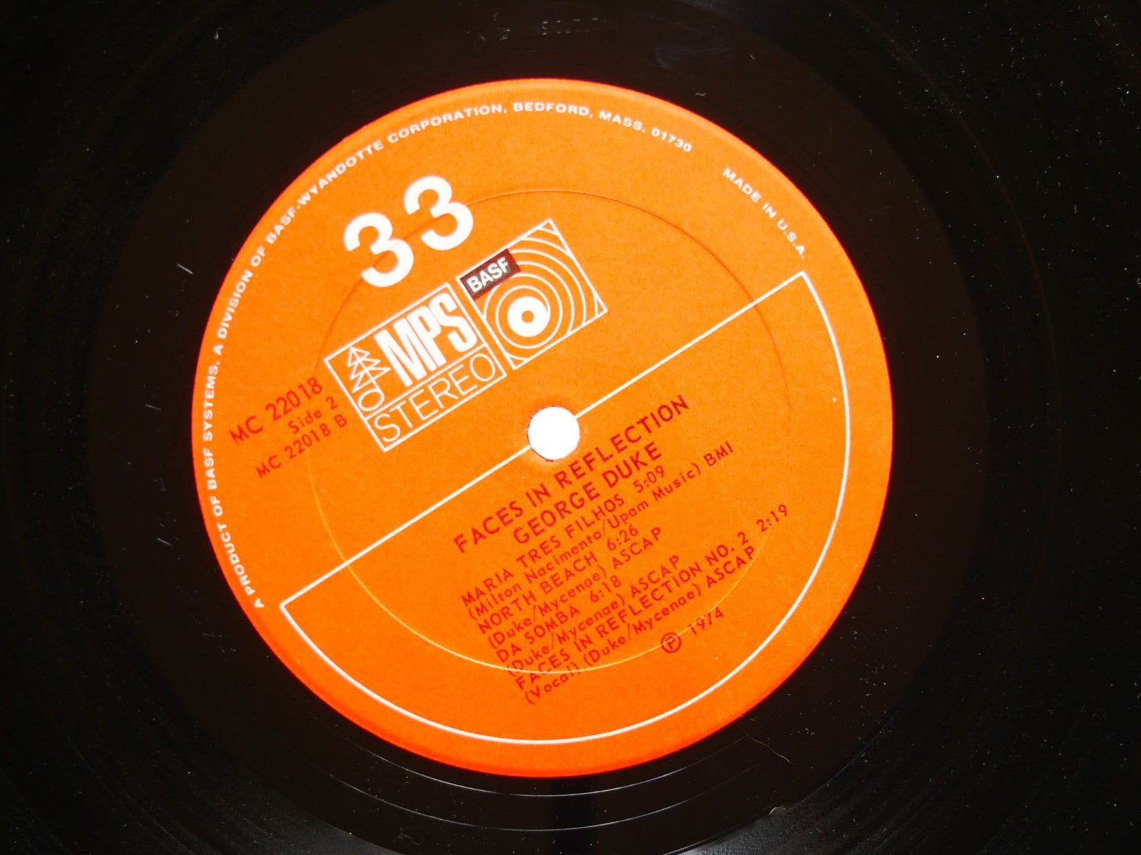 GEORGE DUKE Faces In Reflection LP MPS RECORDS MC 22018 US 1974 Jazz Capricorn
