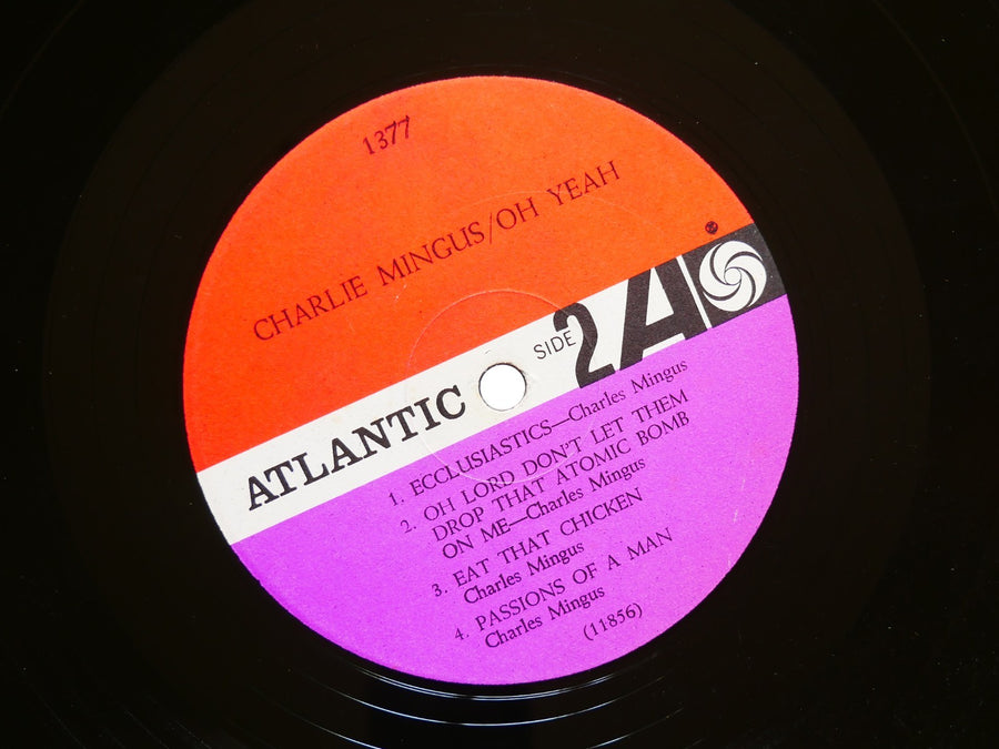 CHARLES MINGUS Oh Yeah LP ATLANTIC 1377 US 1962 MONO Doug Watkins Booker Ervin