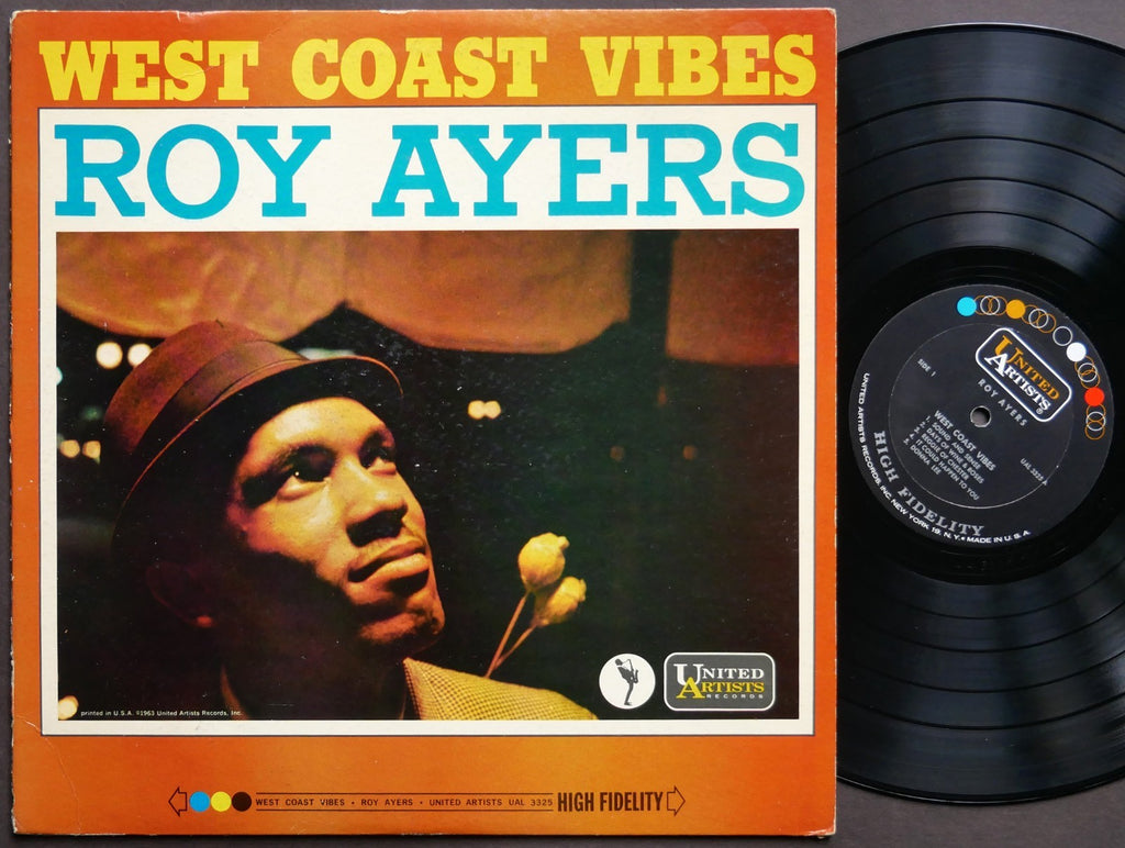 ROY AYERS West Coast Vibes LP UNITED ARTISTS UAL 3325 US 1963 MONO Curtis Amy