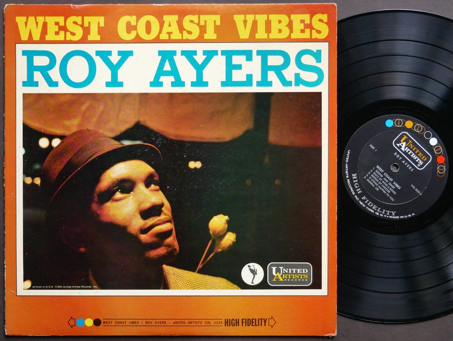 ROY AYERS West Coast Vibes LP UNITED ARTISTS UAL 3325 US 1963 MONO Curtis Amy