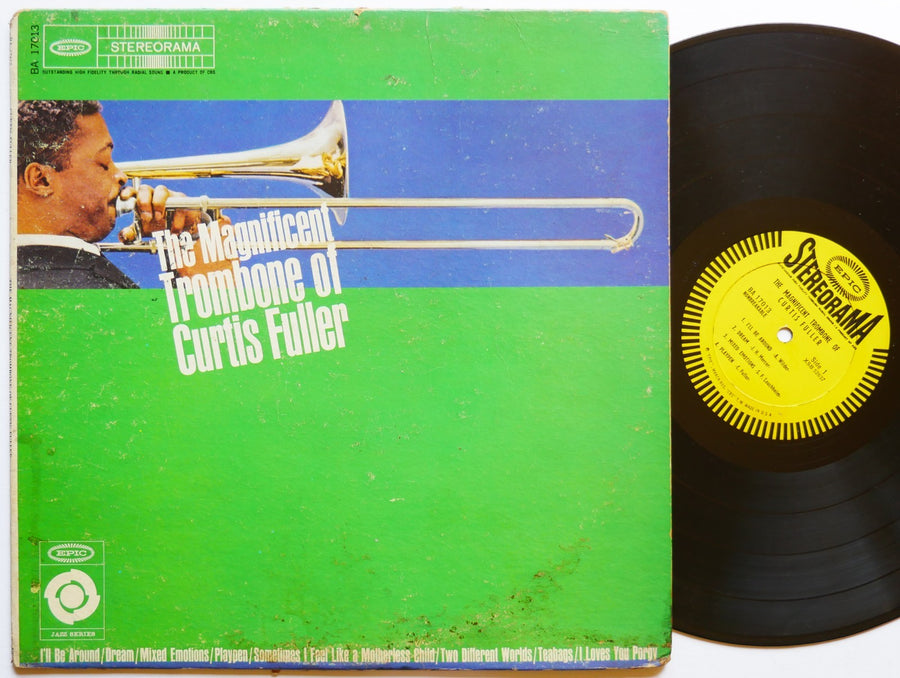 CURTIS FULLER The Magnificent Trombone Of LP EPIC LA 16013 DG Walter Bishop, Jr.