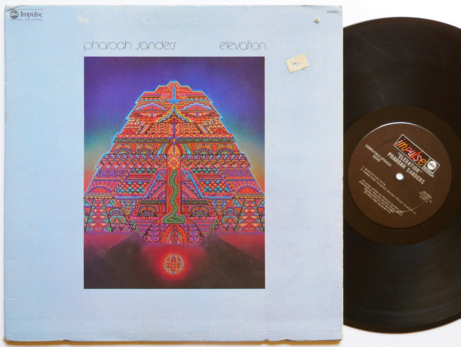 PHAROAH SANDERS Elevation LP IMPULSE! AS-9261 Orig US 1974 Michael White VG+
