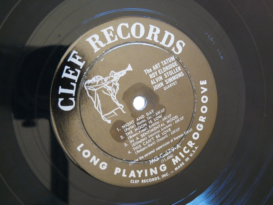 ART TATUM ROY ELDRIDGE ALVIN STOLLER JOHN SIMMONS LP CLEF MGC 679 US '55 DG MONO