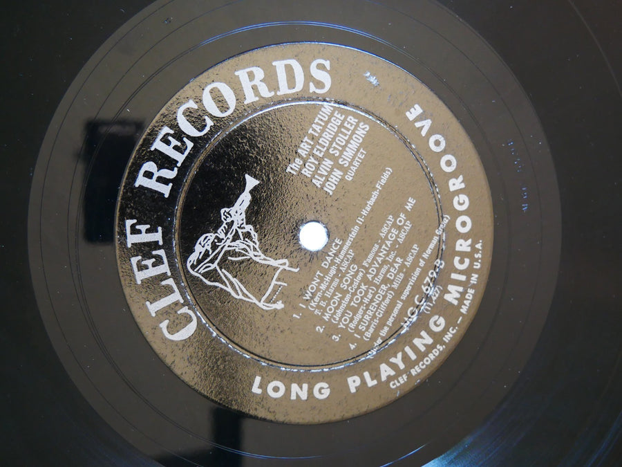 ART TATUM ROY ELDRIDGE ALVIN STOLLER JOHN SIMMONS LP CLEF MGC 679 US '55 DG MONO