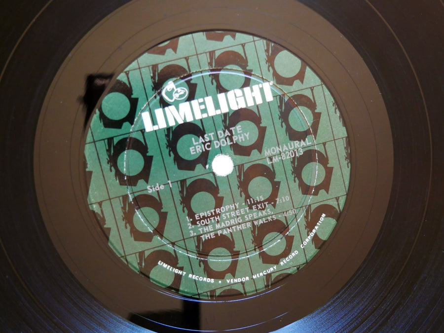 ERIC DOLPHY Last Date LP LIMELIGHT LM 82013 US 1965 DG MONO Jazz