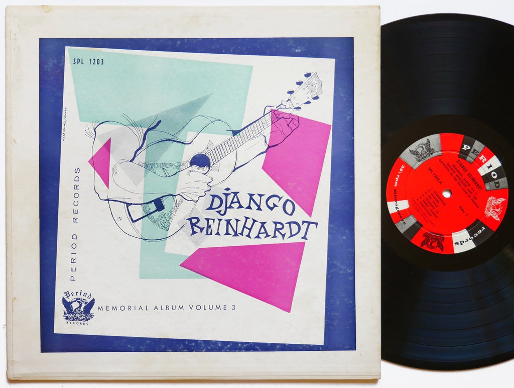 DJANGO REINHARDT Memorial Album Volume 3 LP PERIOD SPL 1203 US 1956 DG MONO VG+