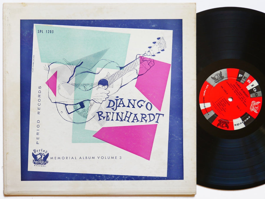 DJANGO REINHARDT Memorial Album Volume 3 LP PERIOD SPL 1203 US 1956 DG MONO VG+