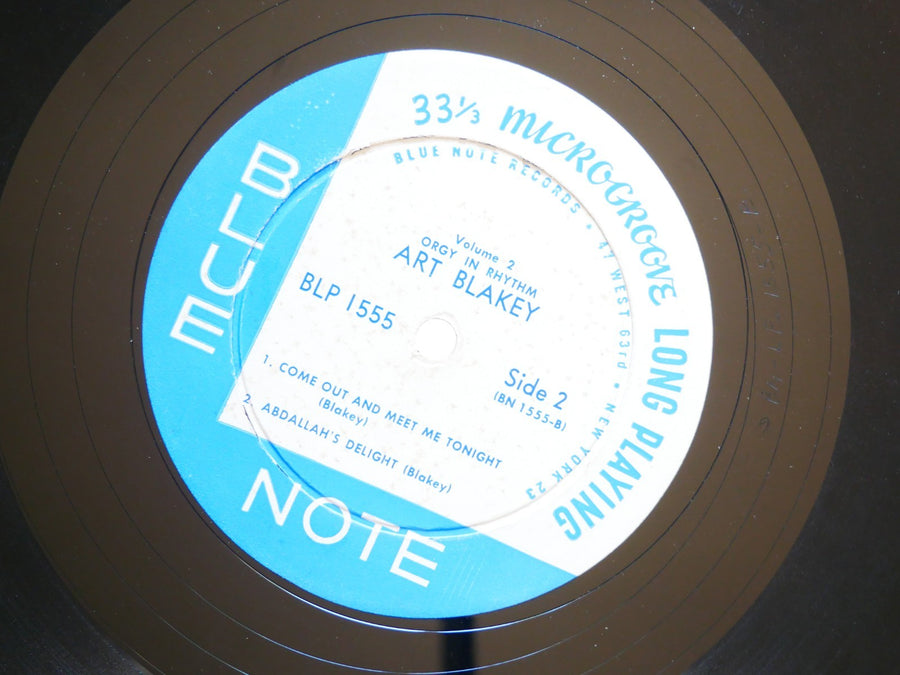 ART BLAKEY Orgy In Rhythm Volume Two BLUE NOTE BLP 1555 US 1957 NY 23 EAR MONO