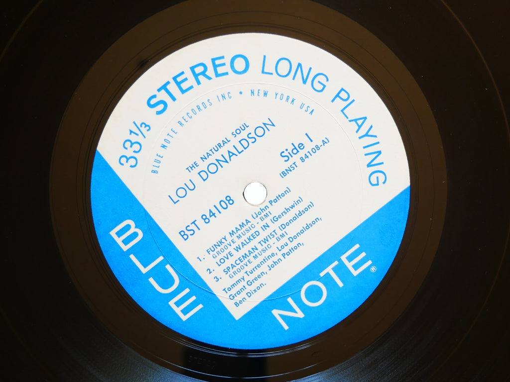 LOU DONALDSON The Natural Soul LP BLUE NOTE BST 84108 US 1963 NY EAR Grant Green