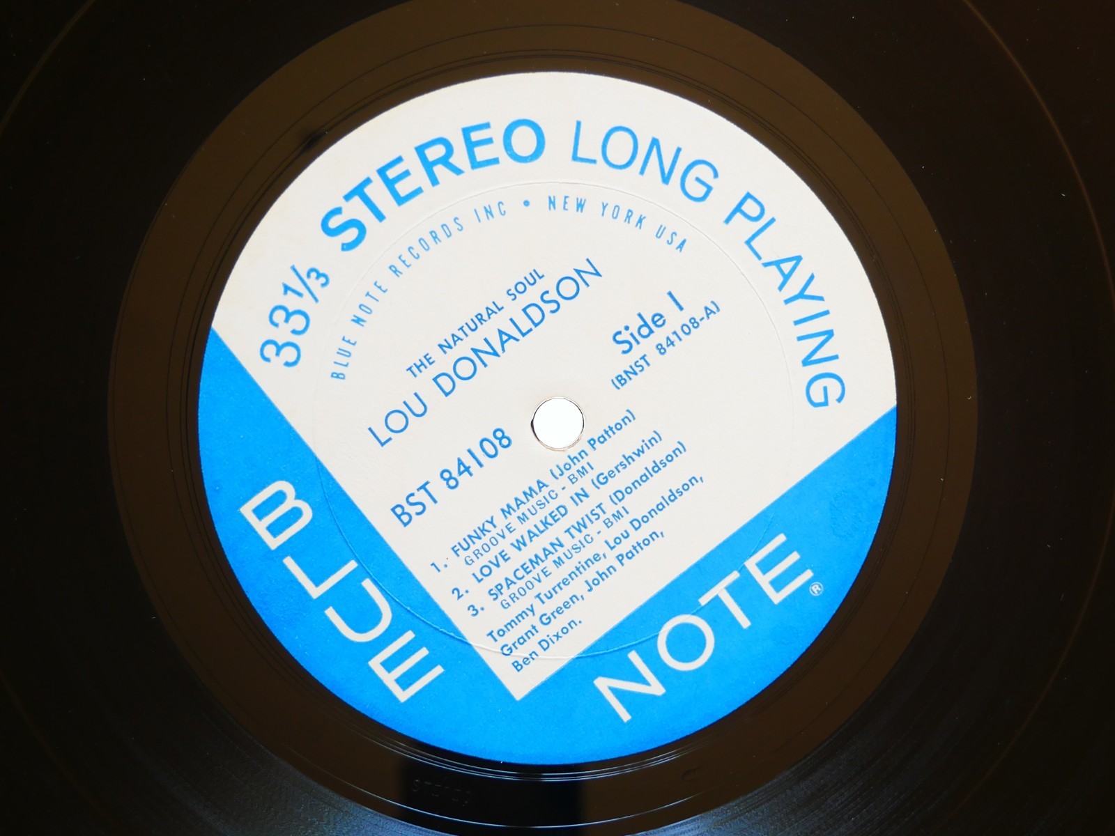 LOU DONALDSON The Natural Soul LP BLUE NOTE BST 84108 US 1963 NY EAR Grant Green