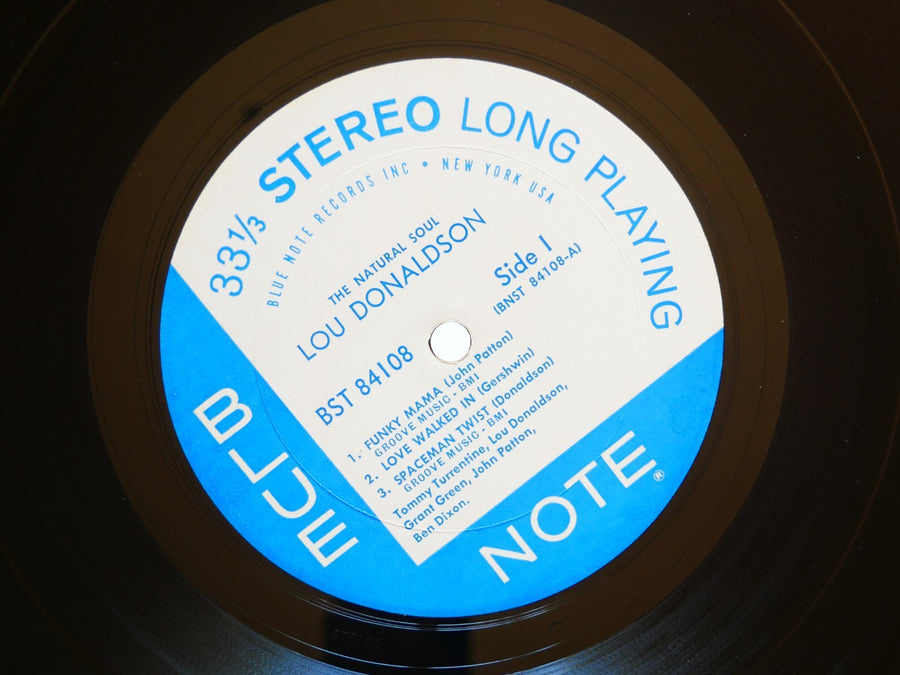 LOU DONALDSON The Natural Soul LP BLUE NOTE BST 84108 US 1963 NY EAR Grant Green
