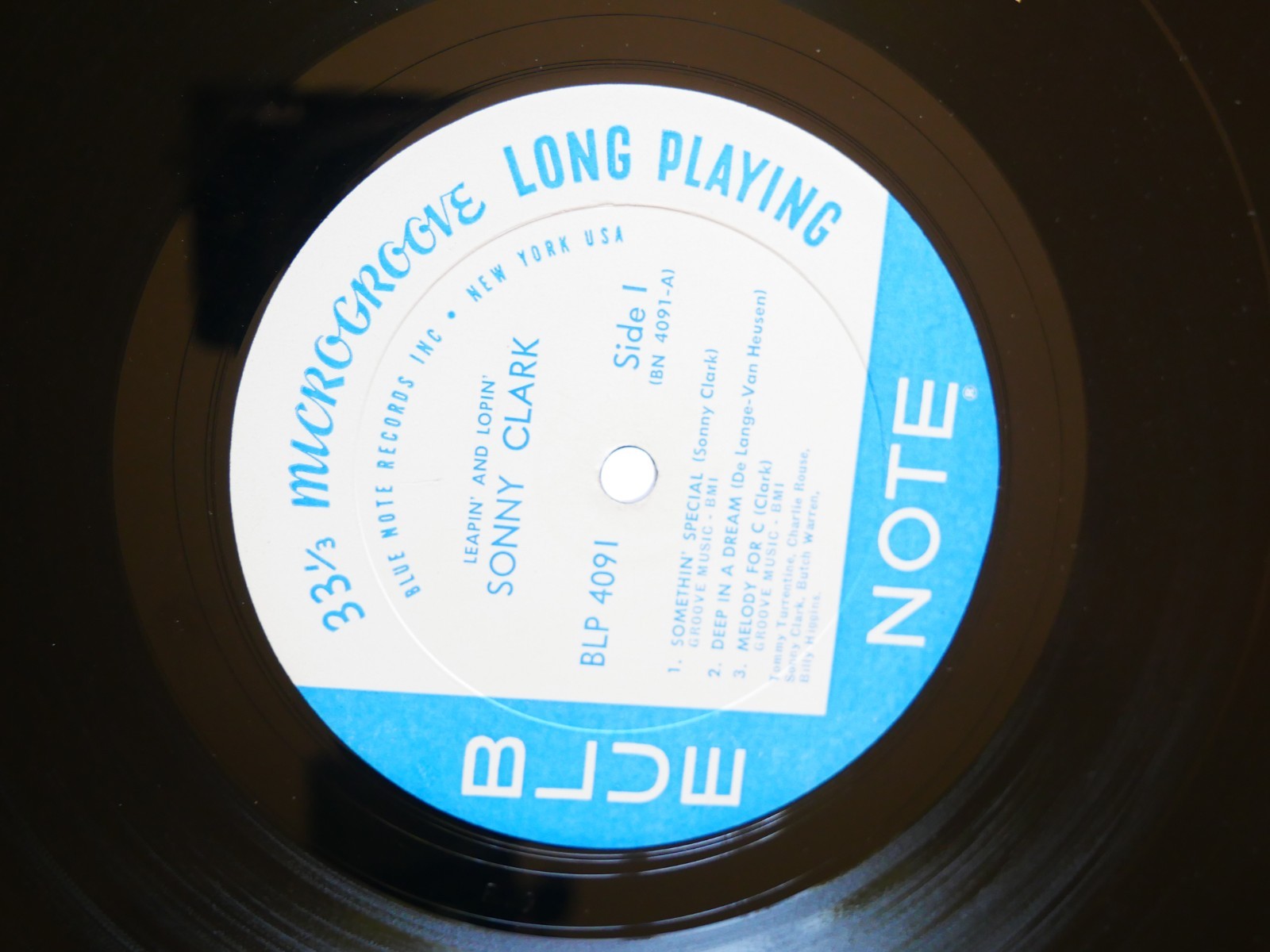 SONNY CLARK Leapin' And Lopin' LP BLUE NOTE BLP 4091 US 1962 NY RVG EAR MONO