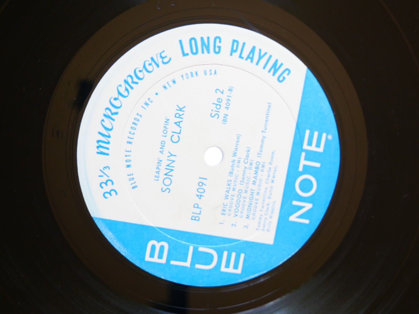 SONNY CLARK Leapin' And Lopin' LP BLUE NOTE BLP 4091 US 1962 NY RVG EAR MONO