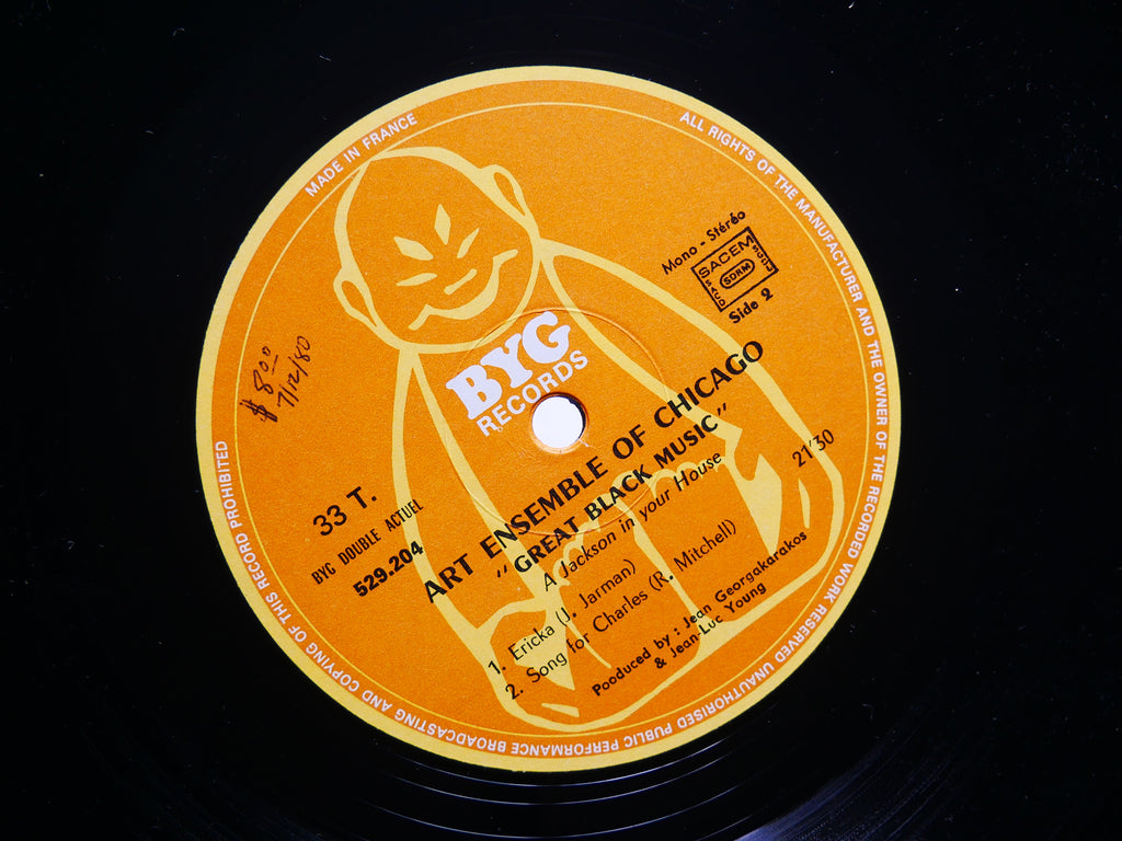 ART ENSEMBLE OF CHICAGO Great Black Music 2 x LP BYG RECORDS 529.204 FRANCE 1971