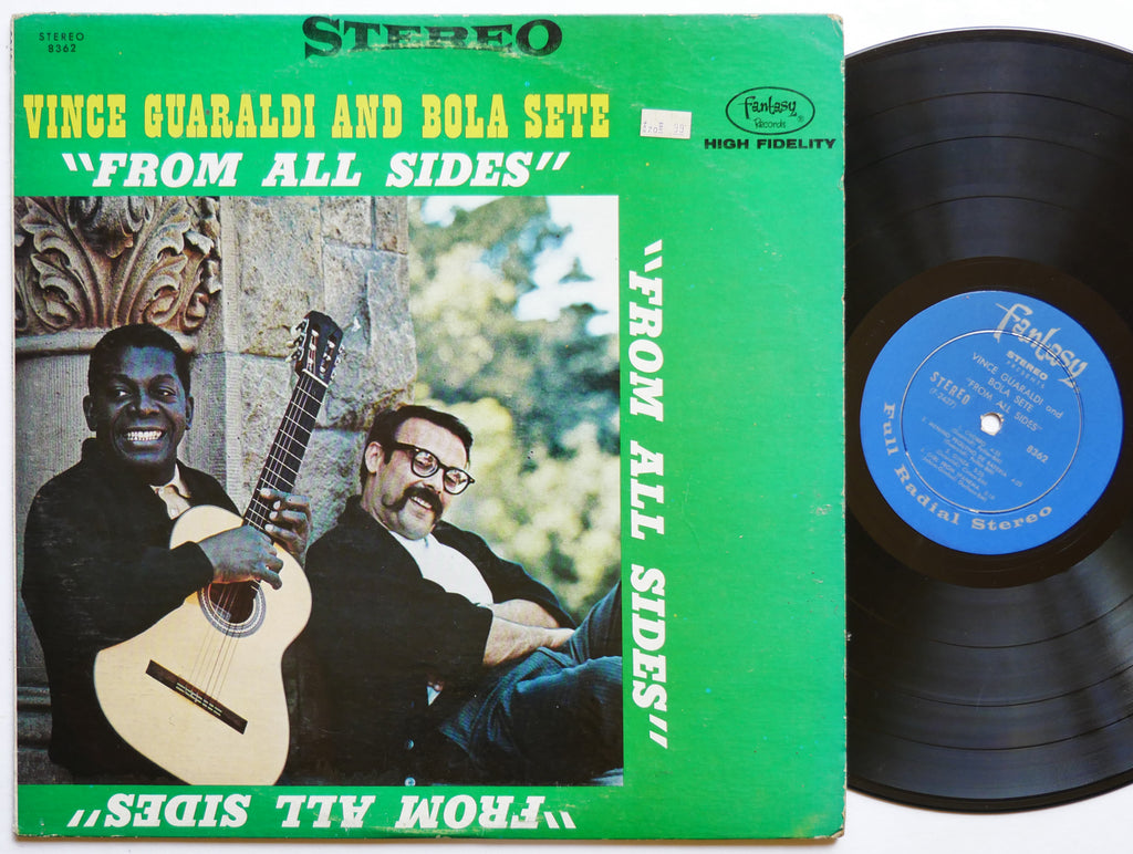 VINCE GUARALDI BOLA SETE From All Sides LP FANTASY 8362 US 1964 DG ST JAZZ