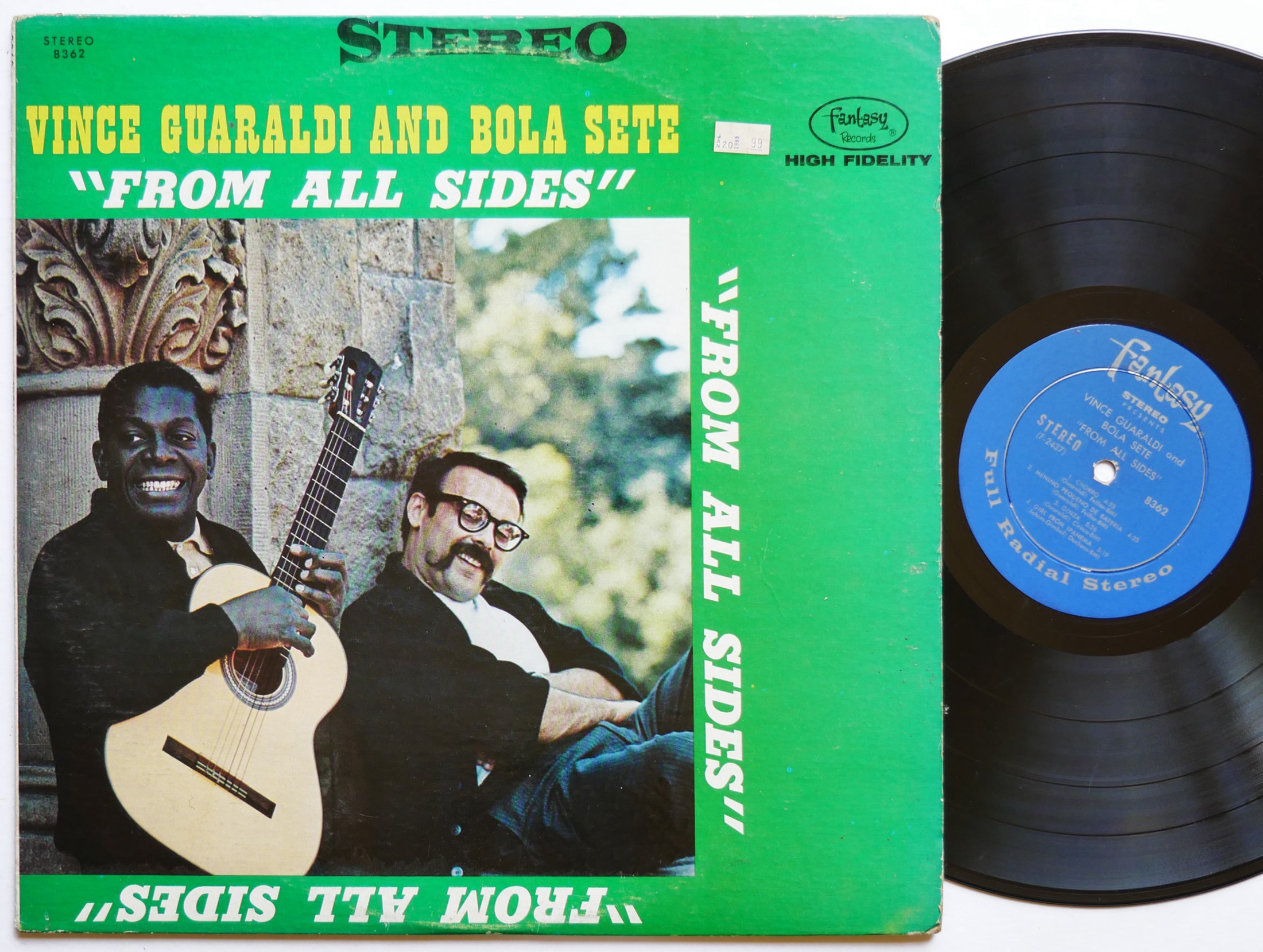 VINCE GUARALDI BOLA SETE From All Sides LP FANTASY 8362 US 1964 DG ST JAZZ