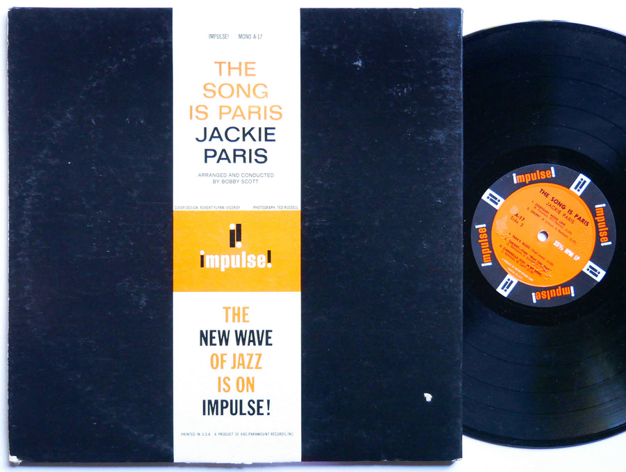 JACKIE PARIS The Song Is Paris LP IMPULSE A-17 RVG MONO Hank Jones Roy Haynes