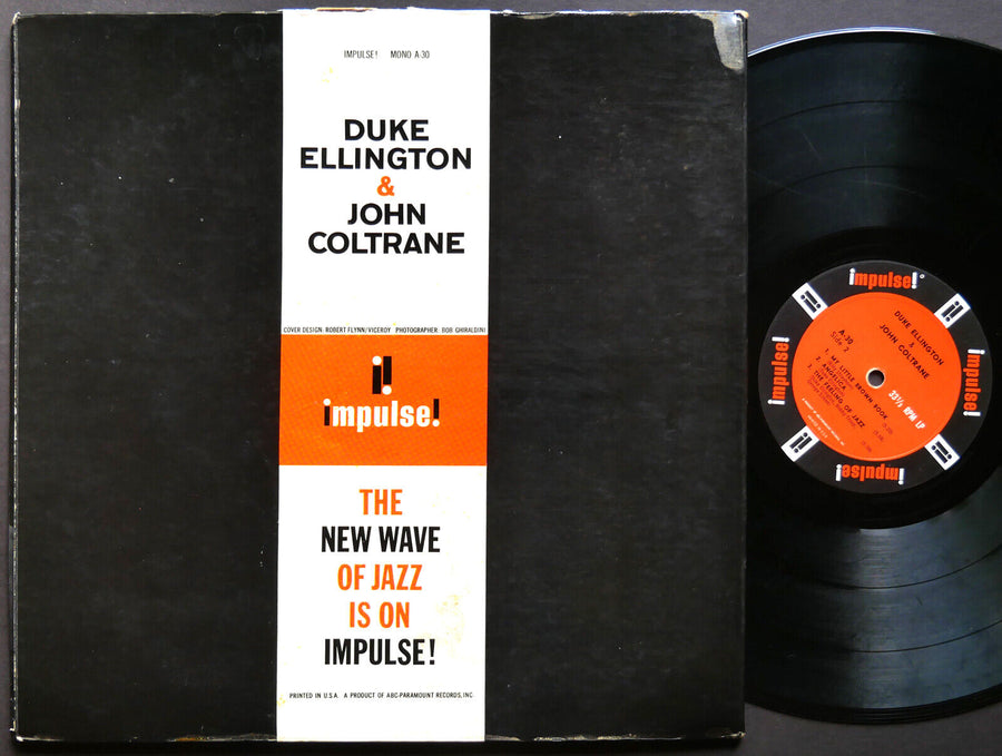 JOHN COLTRANE & DUKE ELLINGTON LP IMPULSE! A-30 US 1963 RVG MONO Elvin Jones