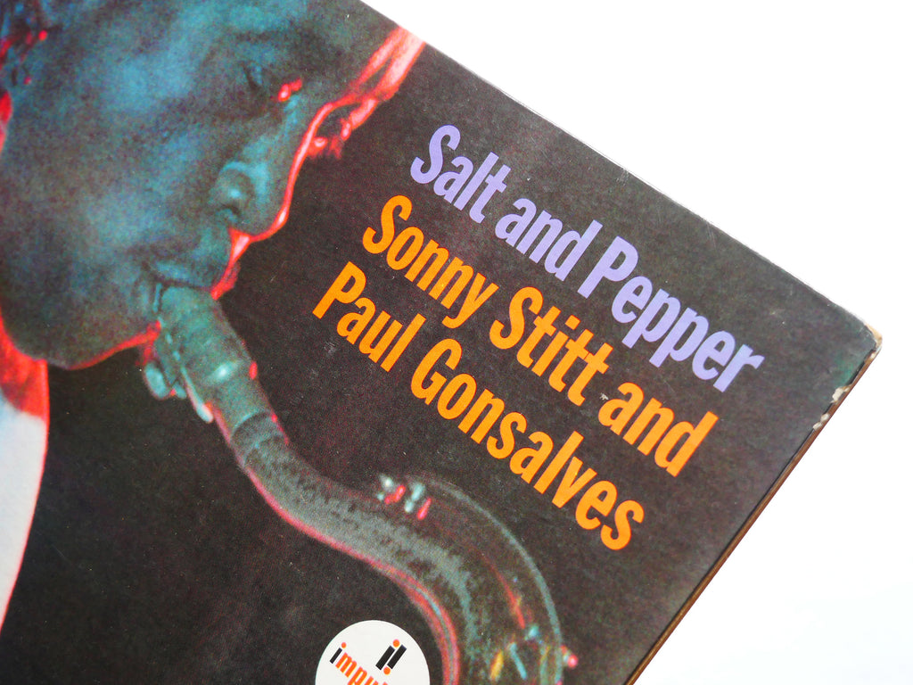 SONNY STITT PAUL GONSALVES Salt And Pepper LP IMPULSE! A-52 RVG MONO Hank Jones