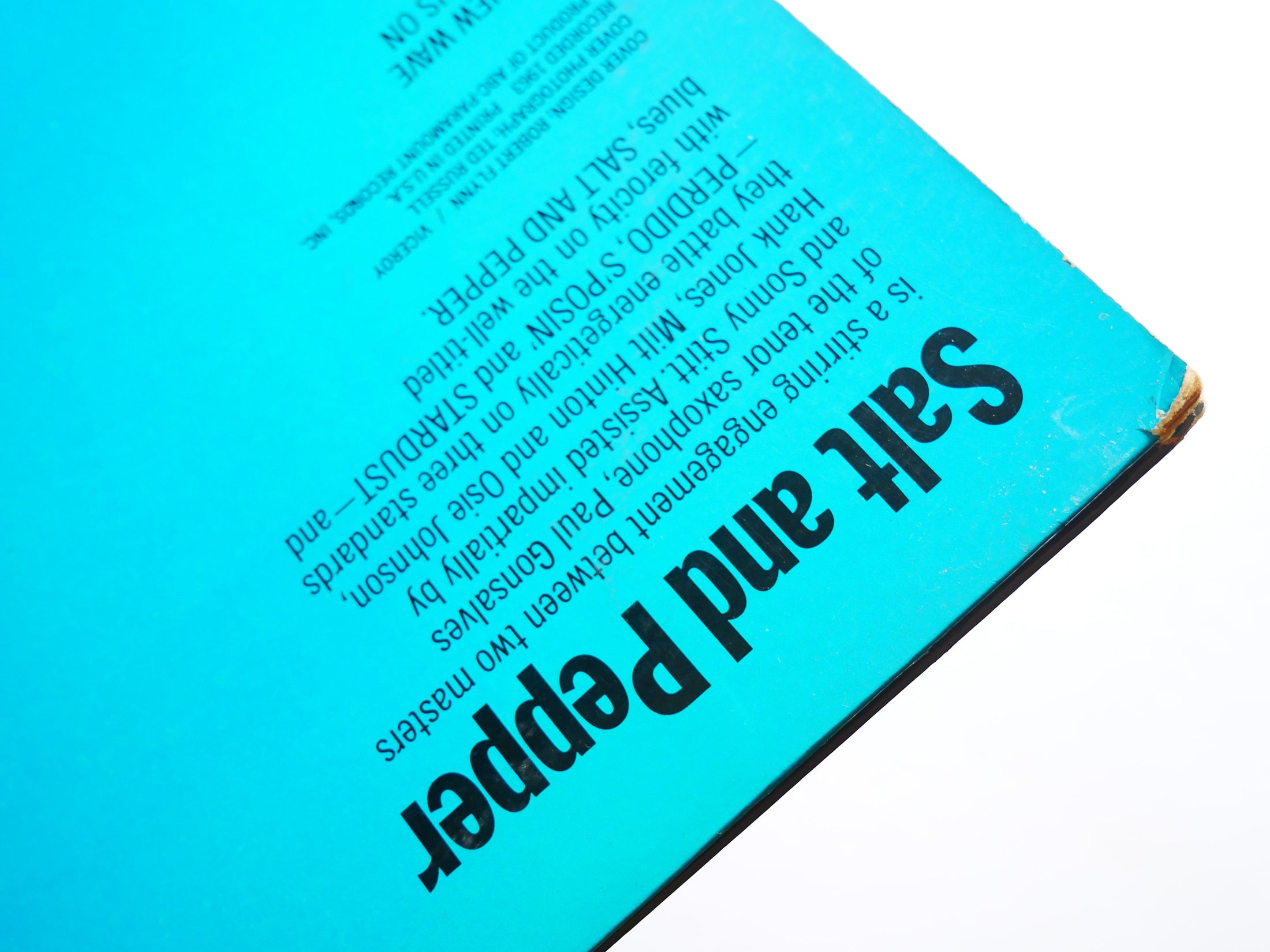 SONNY STITT PAUL GONSALVES Salt And Pepper LP IMPULSE! A-52 RVG MONO Hank Jones